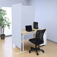 アスクル　マルチワーク　クロススクリーン　幅1200×奥行500×高さ1800mm　ブルー　1台 オリジナル