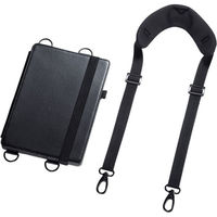 サンワサプライ iPad 10.2インチ スタンド機能付きショルダーベルトケース PDA-IPAD1612BK １個（わけあり品）