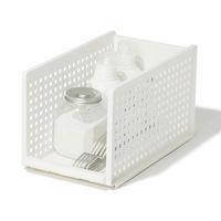 吉川国工業所 組み合わせて使える収納トレー ミディL ホワイト MOS-27_W 1個