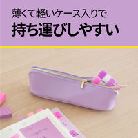 スリーエム(3M) ポストイット フィルムふせん 付箋 インデックス 厚口 透明 40mm×18mm マルチカラー3 1パック 686MC-3N