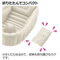 【6ヵ月頃まで】ふかふか ベビーバス 抗菌・防カビ剤入 1個 リッチェル