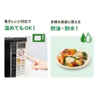 パックスタイル バガス容器 新BB楕円プレート 250-190 00709947 1袋(50枚)