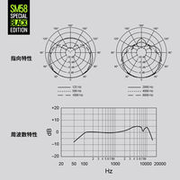 SHURE ボーカル用カーディオイド・ダイナミックマイクロホン SM58-BLACK 1個（直送品）
