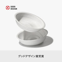 Like-it（ライクイット） 米とぎにも使えるザルとボウル 浅型 ホワイト 日本製 1個