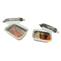 富士商 Felio たためるシリコン保存&ランチBOX(長方形) 800ml F21745 1箱（直送品）