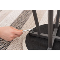 東谷 PC-18LGY ハイスツール ライトグレー 1個（直送品）