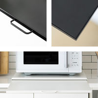 武田コーポレーション スライド式 レンジ下トレー LN-H-SAT55WH 1箱(3個入)（直送品）