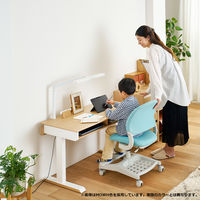 【軒先渡し】コイズミファニテック Fit-in Desk 昇降デスク ナチュラル×ブラック FDD-898MOBK 1台（直送品）