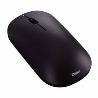 ナカバヤシ 無線静音 3ボタン BlueLEDマウス ブラック MUS-RKT230BK 1個