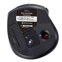 ナカバヤシ 小型Bluetooth静音 5ボタン レーザー式 親指トラックボール ブラック MUS-TBLF225BK 1個