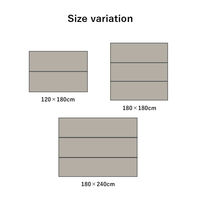 イケヒコ・コーポレーション リンク い草ラグ 1800×1800mm ブラウン 1061930063404 1枚（直送品）