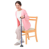 サンファミリー モリス 折りたためる安心ステッキ ワイン 1本