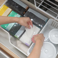 キッチンスポンジ 毎日とりかえクリーナー 洗剤入タイプ 食器洗い 使い捨て ホワイト 1パック（30個入）東和産業