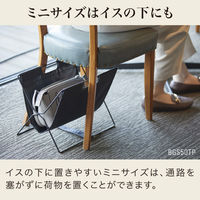 キングジム サイドバッグスタンドミニ ターポリン ブラック BGS50TP-BK 1セット（1個×5） 【荷物入れ】