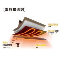 【ヒートベスト】 コーコス信岡 VOLT HEAT 2WAYベスト（服のみ） ブラック Mサイズ G-8099 1着