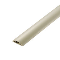 エレコム 配線カバー 床用 モール ( 長さ1m × 幅45mm ) R形状 ベージュ LD-GA1307M 1個（直送品）