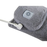 トップランド 洗えるフットウォーマー コードレス 充電式 グレー SW-FW10GR 1個