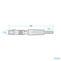 サンワサプライ  光ファイバファストSCコネクタ HKB-AC-FSCMM（直送品）