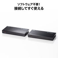 サンワサプライ  HDMIエクステンダー(4K対応・120m延長） VGA-EXHDPOC（直送品）