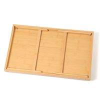 折り畳みバンブーテーブル ナチュラル LAKOLE/ラコレ