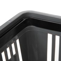 ショッピングバスケット ブラック 1セット（1個×4） LAKOLE/ラコレ