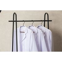 松吉医科器械 マツヨシ ドクターコート(メンズ) MYーDCM01 LLサイズ MY-DCM01(LL) 1枚　白衣　ドクターコート