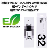 エレコム USBメモリ　USB3.2 Gen1 ノック式　32GB　ホワイト MFーAPKU3032GWH 1個 オリジナル オリジナル（直送品）