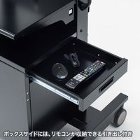 サンワサプライ テレビ会議用 ディスプレイスタンド 幅770×奥行660×高さ1801mm CR-PL39BK 1台（直送品）