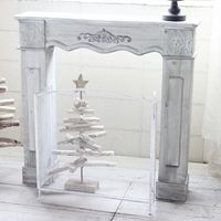 スパイス アンクルウッド マントルピース シャビーグレー MYDK2910 1個（直送品）