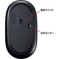 ワイヤレスマウス　無線　静音　3ボタン　中型サイズ　光学式　MA-WR187BK　サンワサプライ　1個