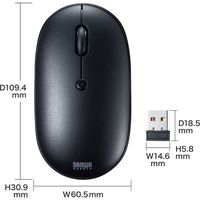サンワサプライ マウス付きワイヤレスキーボード SKB-WL32SETBK 1個
