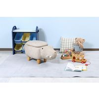 不二貿易 アニマルスツール 収納付 ワニ 幅1000×奥行350×高さ370mm 16146（直送品）