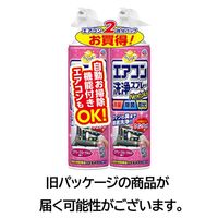 エアコン 掃除 除菌 らくハピ エアコン洗浄スプレー Nextplus エアリーフローラル 420mL 消臭 1セット（2本入×2パック） アース製