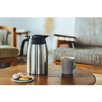 サーモス（THERMOS） 卓上ポット ステンレスポット 1500ml ステンレスブラック TTB-1500 SBK 1個 【送料無料】