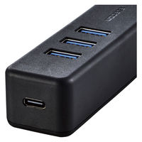 USBハブ A×3ポート C×1ポート タイプCコネクタ USB3.1(Gen1) 黒 U3HC-T431P5BK エレコム 1個（直送品）