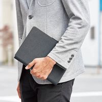 キーボード ワイヤレス Bluetooth ケース一体型 汎用 マルチペアリング対応 充電式 ブラック TK-CAP02BK エレコム 1個