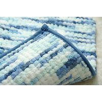 イケヒコ アヒルプレミアム バスマット 500×750mm ブルー 1300210040501 1枚（直送品）