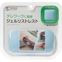 サンワサプライ ジェルリストレスト(ブルー) TOK-GEL27BL 1個（直送品）