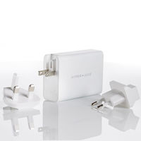 USB充電器 小型 折りたたみ式 100W対応 高出力 ACアダプタ HP-HJ-CAN100 1個 ロア・インターナショナル