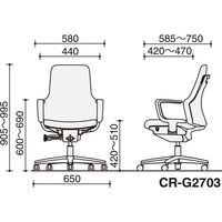 【組立設置込】コクヨ Gufo オフィスチェア ハイバック C型肘 ポリ巻キャスター ブラック×ターコイズ 1脚（直送品）
