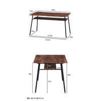 不二貿易 ナビア ダイニングテーブル 幅1200×奥行750×高さ700mm 14658 1台（直送品）