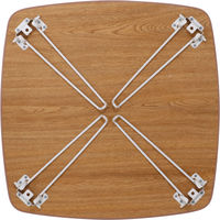 不二貿易 ローテーブル 角 幅600×奥行600×高さ315mm ナチュラル 10873 1台（直送品）