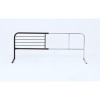 不二貿易 スライドベッドガード （横伸縮）ハイ 幅1200×奥行400×高さ450mm ブラウン 12850 1台（直送品）