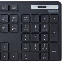 ワイヤレスキーボード 無線 フルサイズ 薄型 抗菌 メンブレン ブラック TK-FDM110TKBK エレコム 1個（直送品）