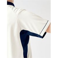 明石スクールユニフォームカンパニー 男女兼用ニットスクラブ ネイビー UZL3092-5-EL 1枚　スクラブ（直送品）