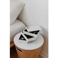 アントレックス Umbra スピンドルボックス 幅191×奥行117×高さ124mm ホワイト 1個（直送品）