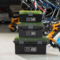 JEJアステージ ルーフツールボックス360X ブラックグリーン 1個