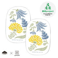 （100%天然素材）ポップアップスポンジ ベングト＆ロッタ 水でふくらむ キッチンスポンジ リリー 2個セット イーオクト