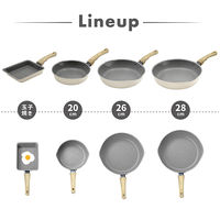 ランテル・メディエール every U. 軽量フライパン 注ぎ口付き 20cm+26cm+玉子焼きセット LN-2416_T 1組（直送品）