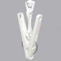 東和産業 ラクMAXアルミ角ハンガー　長ピンチ32P  1個